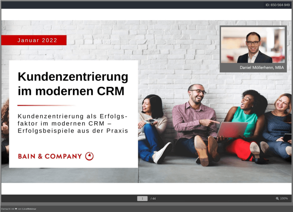 Lecturer Customer Centricity, here focus on CRM vs. CX Various universities (online, in-person), 2022-today